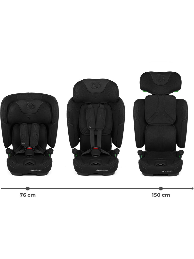Siège auto Kinderkraft FIX2GO I-SIZE 76-150 cm R129 ISOFIX Top Tether + organisateur voiture Noir - Kiabi