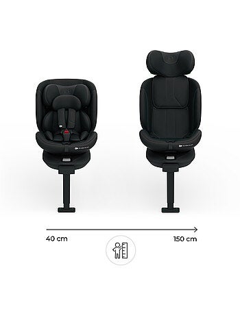 Siège auto Kinderkraft I-360 2 PLUS i-Size 40-150 cm 360° ISOFIX + organisateur voiture