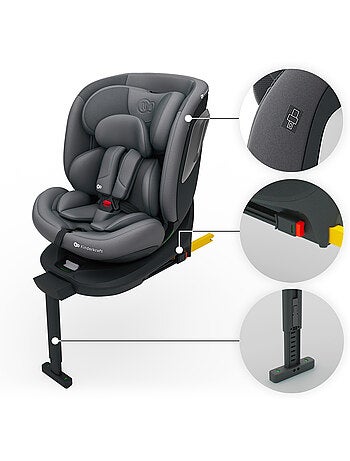 Siège auto Kinderkraft I-360 2 PLUS i-Size 40-150 cm 360° ISOFIX + organisateur voiture