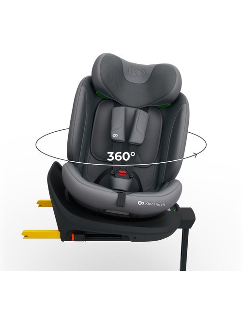 Siège auto Kinderkraft I-360 2 PLUS i-Size 40-150 cm dos route + organisateur voiture - Kiabi