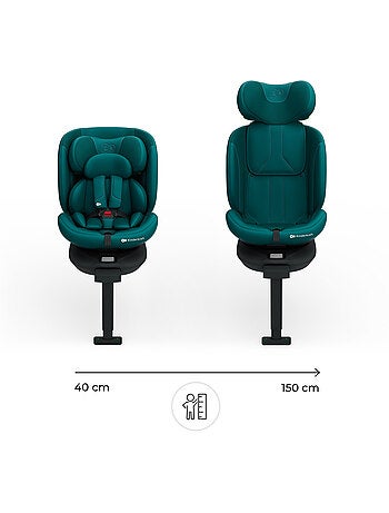 Siège auto Kinderkraft I-360 2 PLUS i-Size 40-150 cm 360° ISOFIX + organisateur voiture