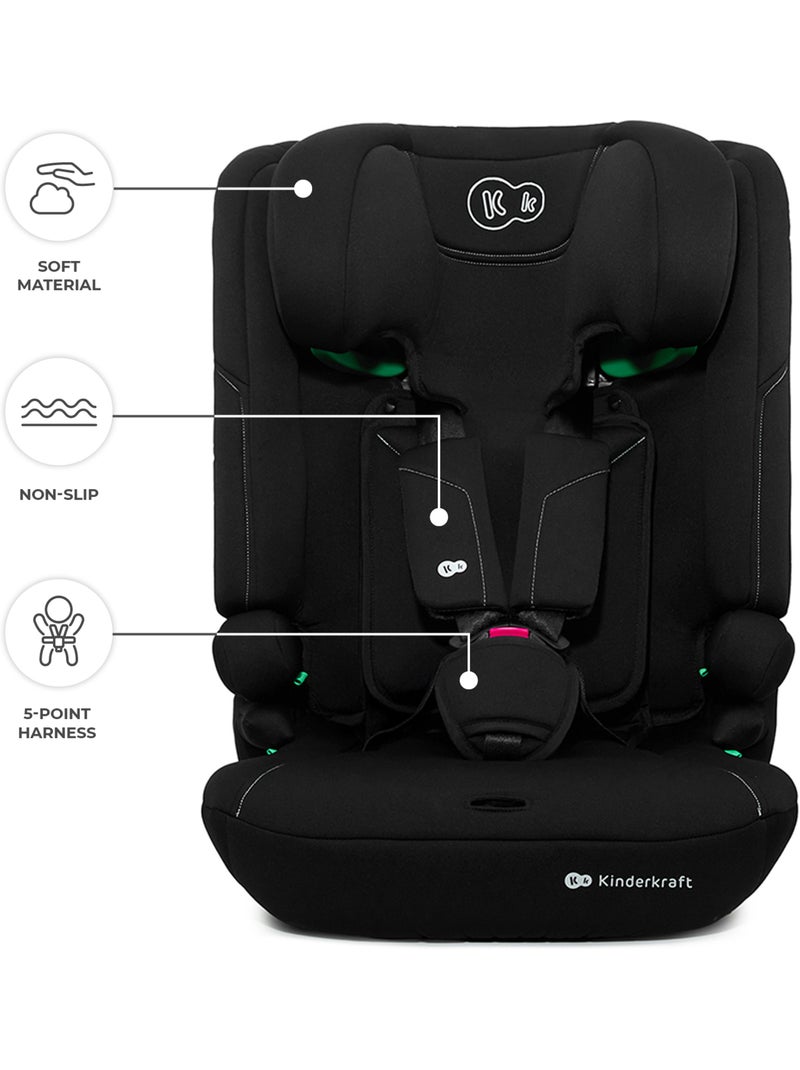 Siège Auto Kinderkraft I-COMFY i-Size 76-150 cm avec H-GUARD, SPS et système EASY GROW Noir - Kiabi