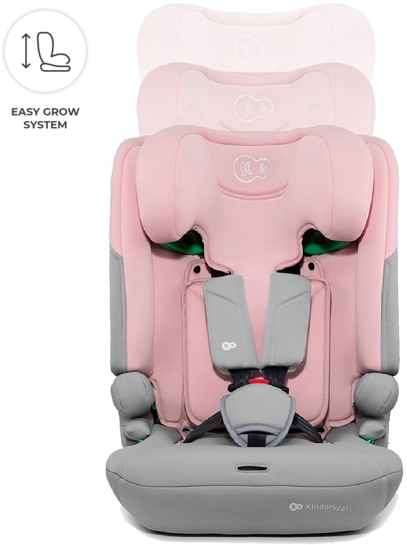Siège Auto Kinderkraft I-COMFY i-Size 76-150 cm avec H-GUARD, SPS et système EASY GROW Rose - Kiabi