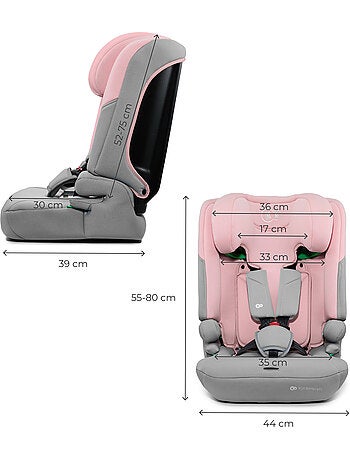 Siège auto Kinderkraft I-COMFY i-Size 76-150 cm évolutif 3 en 1 sans ISOFIX + organisateur voiture