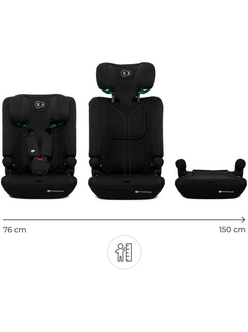 Siège auto Kinderkraft I-COMFY i-Size 76-150 cm harnais 5 points EASY GROW + organisateur voiture - Kiabi Siège auto Kinderkraft I-COMFY i-Size 76-150 cm harnais 5 points EASY GROW + organisateur voiture - Kiabi