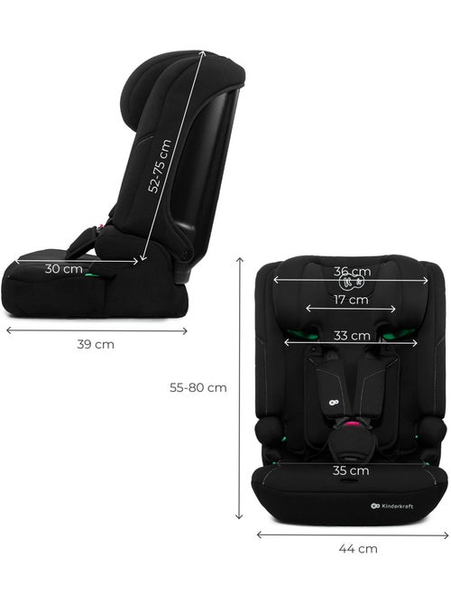 Siège auto Kinderkraft I-COMFY i-Size 76-150 cm harnais 5 points EASY GROW + organisateur voiture - Kiabi Siège auto Kinderkraft I-COMFY i-Size 76-150 cm harnais 5 points EASY GROW + organisateur voiture - Kiabi