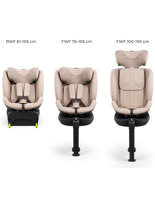 Siège Auto Kinderkraft I-FIX ENDURA SAFE 61-150 cm avec Rotation 360°, SPS+ et H-GUARD+ - Kiabi Siège Auto Kinderkraft I-FIX ENDURA SAFE 61-150 cm avec Rotation 360°, SPS+ et H-GUARD+ - Kiabi