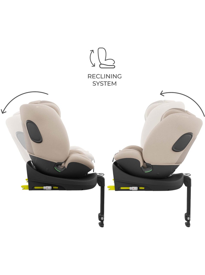 Siège Auto Kinderkraft I-FIX ENDURA SAFE 61-150 cm avec Rotation 360°, SPS+ et H-GUARD+ Beige - Kiabi