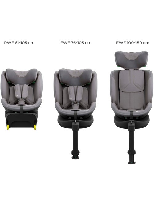 Siège Auto Kinderkraft I-FIX ENDURA SAFE 61-150 cm avec Rotation 360°, SPS+ et H-GUARD+ - Kiabi Siège Auto Kinderkraft I-FIX ENDURA SAFE 61-150 cm avec Rotation 360°, SPS+ et H-GUARD+ - Kiabi