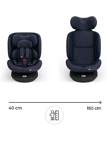 Siège auto Kinderkraft I-GROW 2 PLUS i-Size 40-150 cm évolutif 4 en 1 + organisateur voiture
