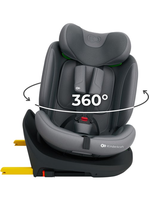 Siège auto Kinderkraft I-GROW 2 PLUS i-Size 40-150 cm ISOFIX Top Tether RWF/FWF - Kiabi