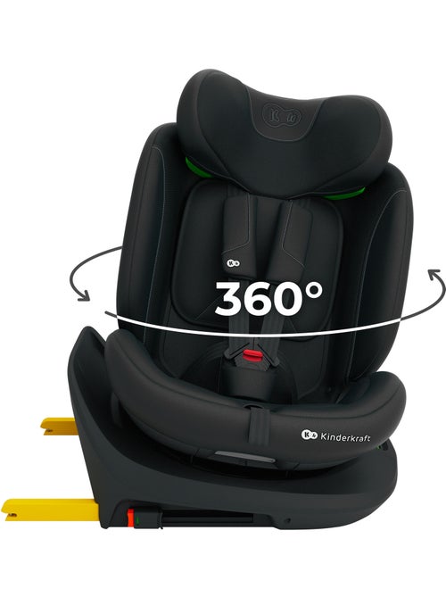 Siège auto Kinderkraft I-GROW 2 PLUS i-Size 40-150 cm pivotant 360° ISOFIX - Kiabi