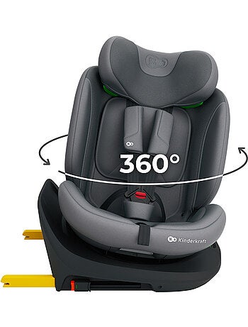 Siège auto Kinderkraft I-GROW 2 PLUS i-Size 40-150 cm évolutif 4 en 1 + organisateur voiture