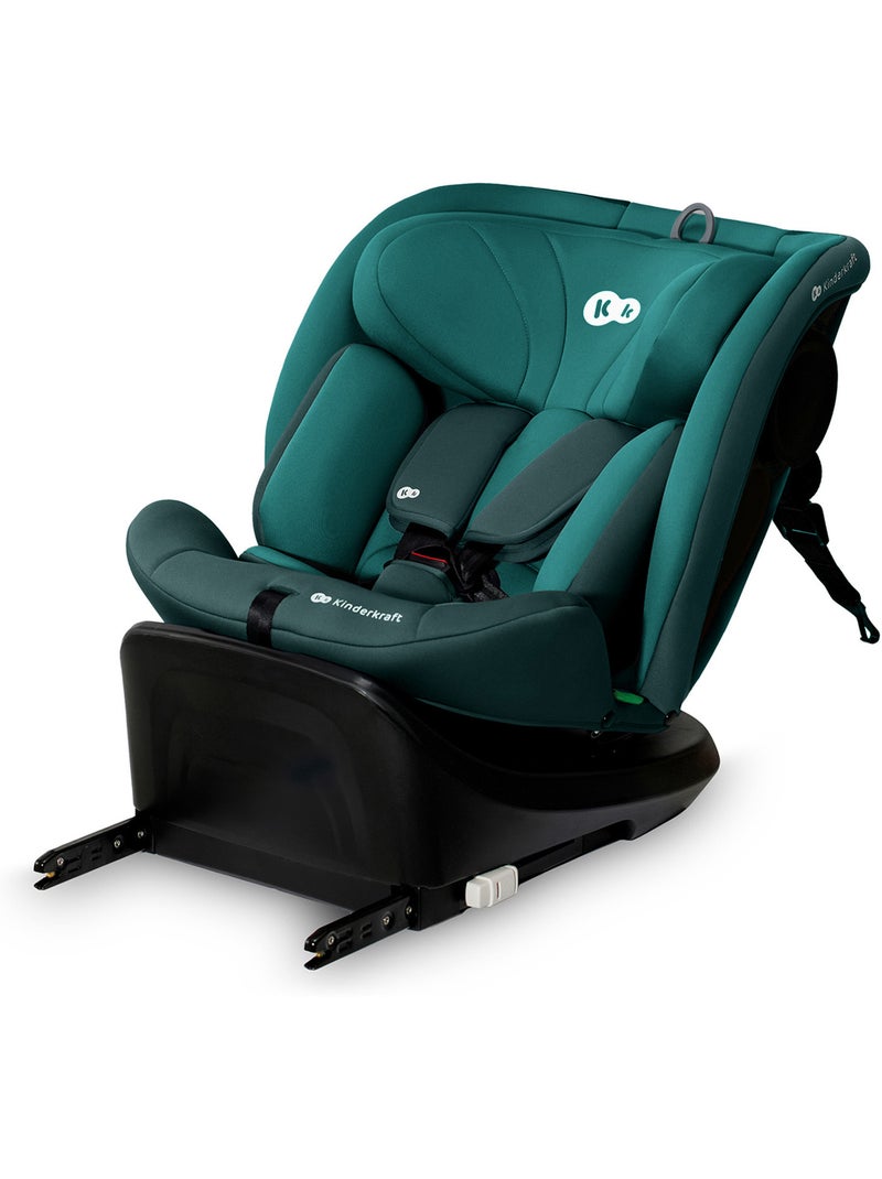 Siège auto Kinderkraft I-GROW I-SIZE 40-150 cm dos à la route 4 ans + organisateur voiture Bleu - Kiabi