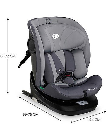 Siège auto Kinderkraft I-GROW I-SIZE 40-150 cm harnais 5 points EASY SPIN + organisateur voiture