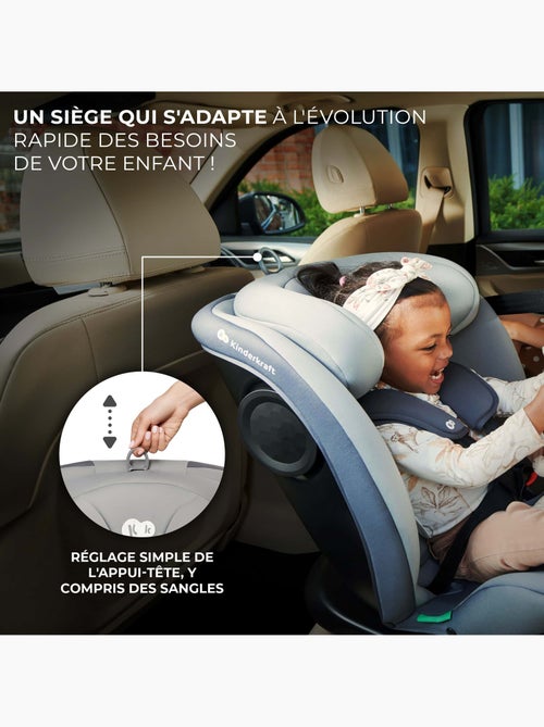 Siège auto Kinderkraft I-GROW I-SIZE 40-150 cm harnais 5 points EASY SPIN + organisateur voiture - Kiabi