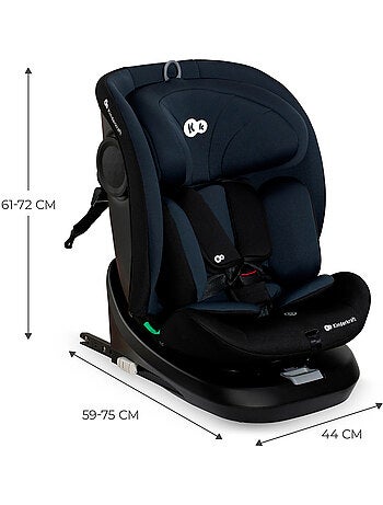 Siège auto Kinderkraft I-GROW I-SIZE 40-150 cm harnais 5 points EASY SPIN + organisateur voiture