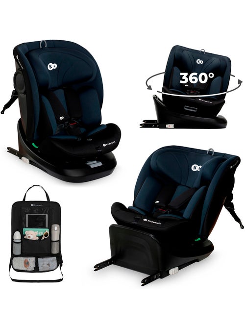 Siège auto Kinderkraft I-GROW I-SIZE 40-150 cm rotation 360° ISOFIX + organisateur voiture - Kiabi