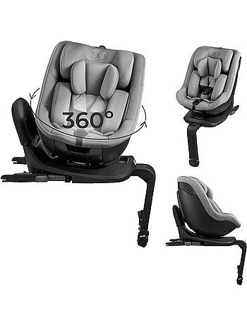 Siège Auto Kinderkraft I-GUARD i-Size 40-105 cm avec Rotation 360°, ISOFIX et RECLINING