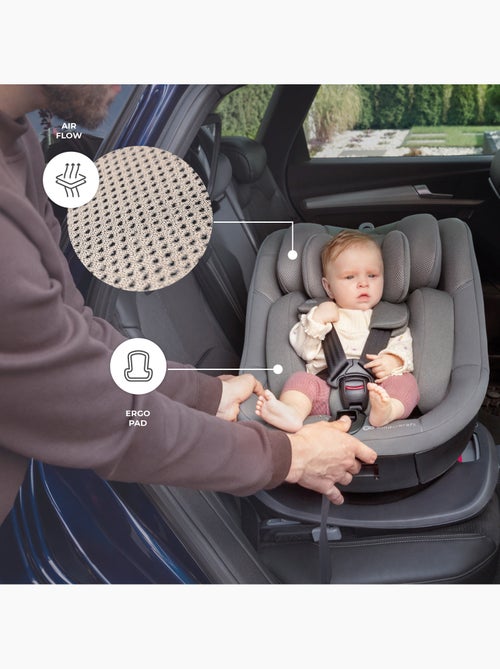 Siège Auto Kinderkraft I-GUARD i-Size 40-105 cm avec Rotation 360°, ISOFIX et RECLINING - Kiabi