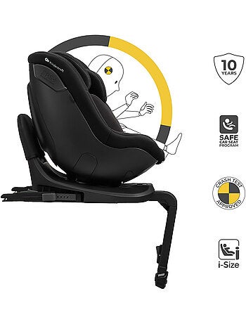 Siège Auto Kinderkraft I-GUARD i-Size 40-105 cm avec Rotation 360°, ISOFIX et RECLINING