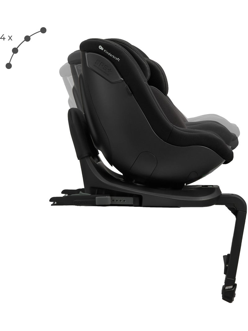 Siège Auto Kinderkraft I-GUARD i-Size 40-105 cm avec Rotation 360°, ISOFIX et RECLINING Noir - Kiabi