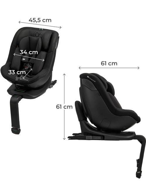 Siège Auto Kinderkraft I-GUARD i-Size 40-105 cm avec Rotation 360°, ISOFIX et RECLINING - Kiabi