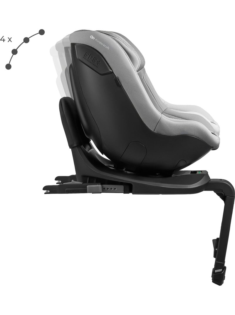 Siège Auto Kinderkraft I-GUARD PRO i-Size avec Rotation 360°, ISOFIX, SPS+ et H-GUARD Gris - Kiabi