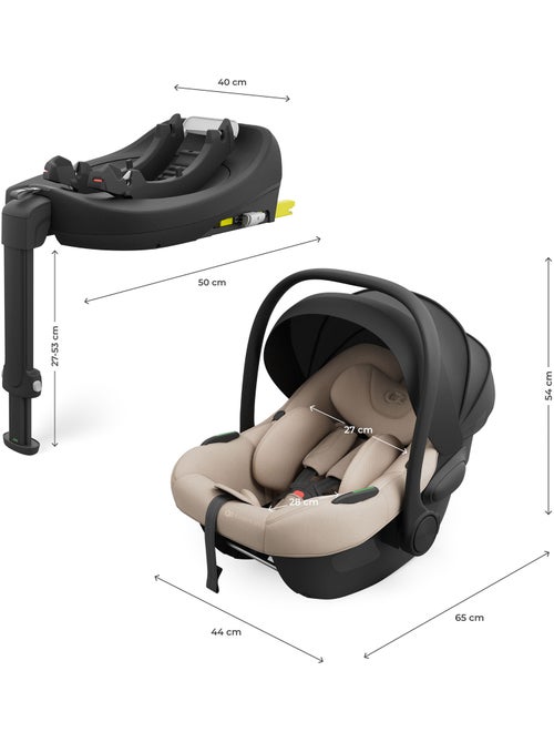 Siège Auto Kinderkraft I-LITE avec Base ENDURA SAFE FX, ISOFIX, Rotation 90° et i-Size - Kiabi