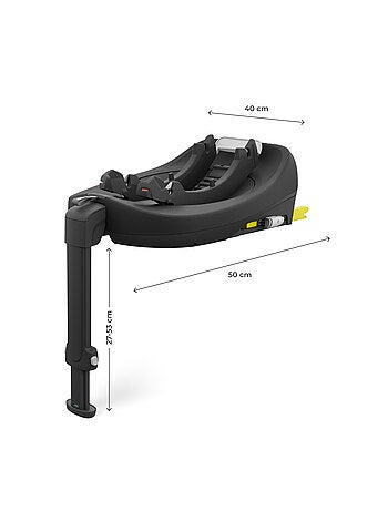 Siège Auto Kinderkraft I-LITE avec Base ENDURA SAFE FX, ISOFIX, Rotation 90° et i-Size