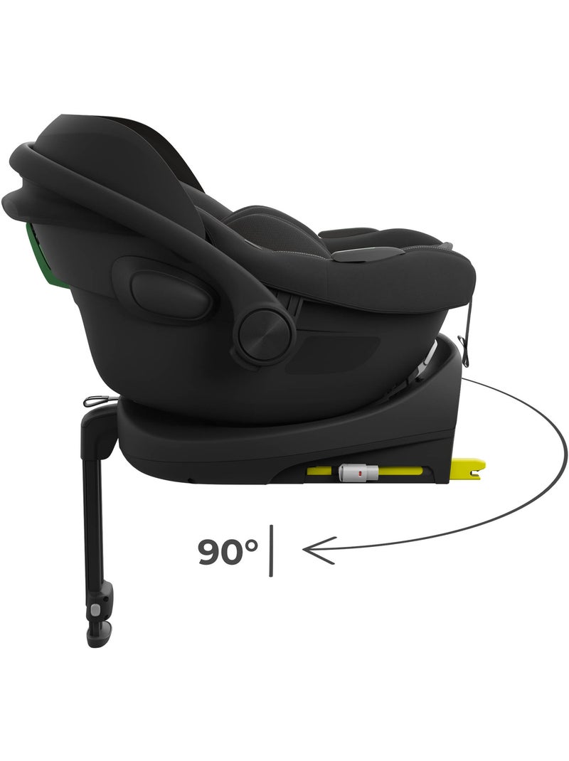 Siège Auto Kinderkraft I-LITE avec Base ENDURA SAFE FX, ISOFIX, Rotation 90° et i-Size Noir - Kiabi