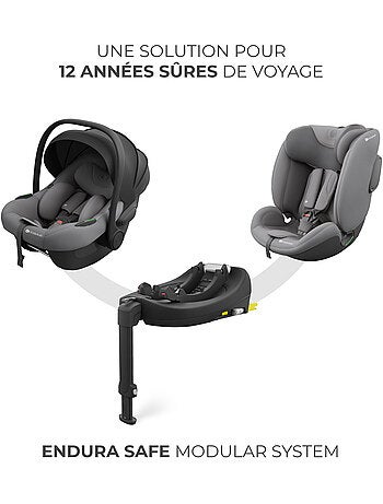 Siège Auto Kinderkraft I-LITE avec base ENDURA SAFE FX i-Size ISOFIX pivotante 90° coque naissance