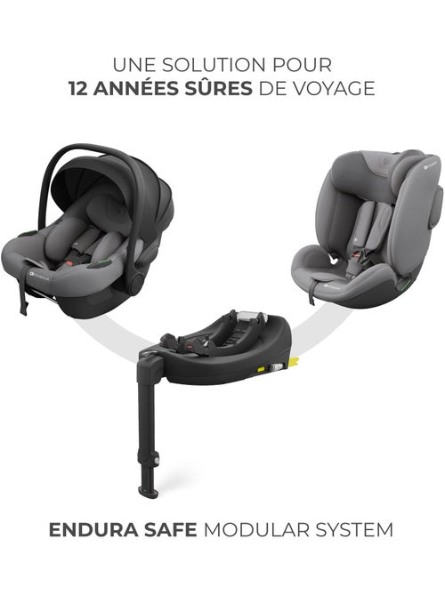 Siège Auto Kinderkraft I-LITE base ENDURA SAFE FX coque bébé i-Size pivotante ISOFIX légère 3,2 kg - Kiabi Siège Auto Kinderkraft I-LITE base ENDURA SAFE FX coque bébé i-Size pivotante ISOFIX légère 3,2 kg - Kiabi