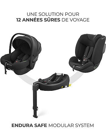 Siège Auto Kinderkraft I-LITE avec base ENDURA SAFE FX i-Size ISOFIX pivotante 90° coque naissance