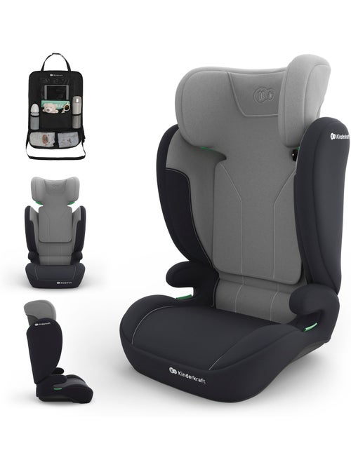 Siège auto Kinderkraft I-SPARK 2 PLUS i-Size 100-150 cm appui-tête réglable + organisateur voiture - Kiabi Siège auto Kinderkraft I-SPARK 2 PLUS i-Size 100-150 cm appui-tête réglable + organisateur voiture - Kiabi