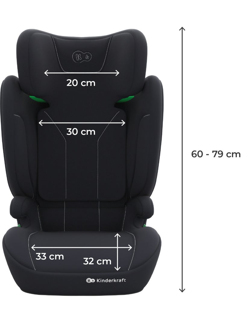 Siège auto Kinderkraft I-SPARK 2 PLUS i-Size 100-150 cm booster 2 en 1 + organisateur voiture Noir - Kiabi