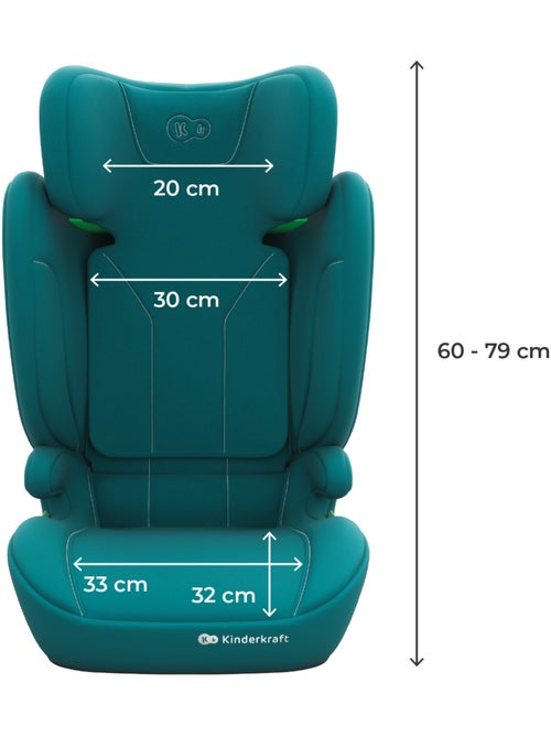 Siège auto Kinderkraft I-SPARK 2 PLUS i-Size 100-150 protection latérale SPS + organisateur voiture - Kiabi Siège auto Kinderkraft I-SPARK 2 PLUS i-Size 100-150 protection latérale SPS + organisateur voiture - Kiabi