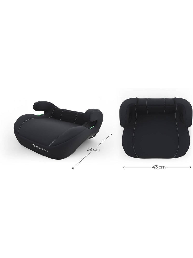 Siège auto Kinderkraft I-SPARK 2 PLUS i-Size R129 100-150 cm booster 2-en-1 dossier amovible Noir - Kiabi