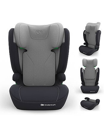 Siège auto Kinderkraft I-SPARK 2 PLUS i-Size R129 100-150 cm booster 2-en-1 housse lavable