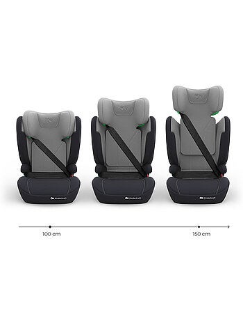 Siège auto Kinderkraft I-SPARK 2 PLUS i-Size R129 100-150 cm booster 2-en-1 housse lavable
