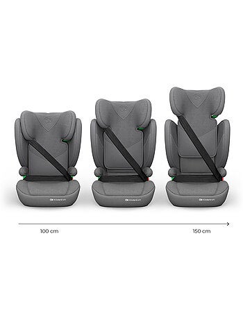Siège auto Kinderkraft JUNIOR FIX 2 PLUS 100-150 cm confort enfant AIR FLOW + organisateur voiture