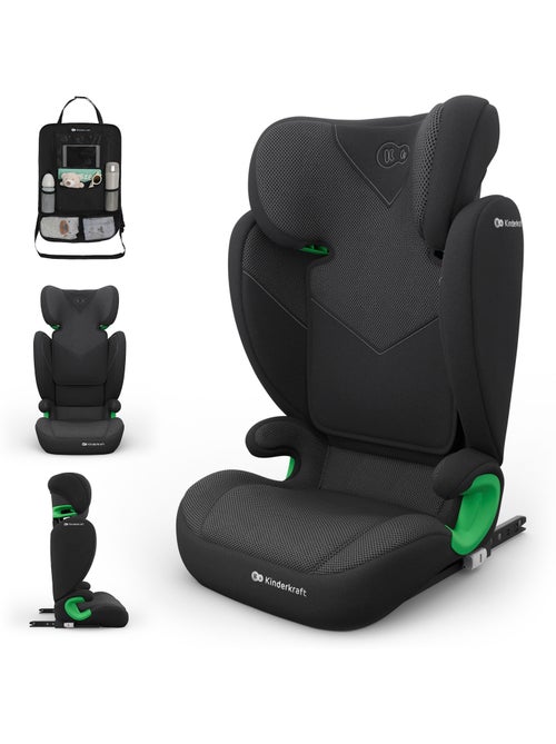 Siège auto Kinderkraft JUNIOR FIX 2 PLUS 100-150 cm ISOFIX SPS AIR FLOW + organisateur voiture - Kiabi Siège auto Kinderkraft JUNIOR FIX 2 PLUS 100-150 cm ISOFIX SPS AIR FLOW + organisateur voiture - Kiabi