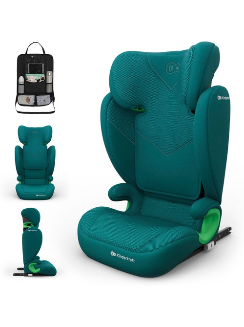 Siège auto Kinderkraft JUNIOR FIX 2 PLUS 100-150 cm protection latérale SPS + organisateur voiture - Kiabi Siège auto Kinderkraft JUNIOR FIX 2 PLUS 100-150 cm protection latérale SPS + organisateur voiture - Kiabi