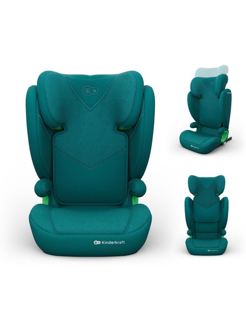Siège auto Kinderkraft JUNIOR FIX 2 PLUS 100-150 cm rehausseur ISOFIX Air Flow respirant - Kiabi Siège auto Kinderkraft JUNIOR FIX 2 PLUS 100-150 cm rehausseur ISOFIX Air Flow respirant - Kiabi