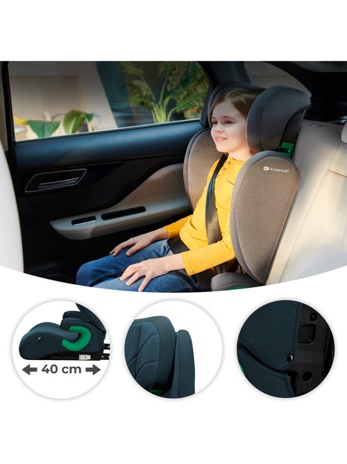 Siège auto Kinderkraft JUNIOR FIX 2 PLUS 100-150 cm rehausseur ISOFIX Air Flow respirant - Kiabi Siège auto Kinderkraft JUNIOR FIX 2 PLUS 100-150 cm rehausseur ISOFIX Air Flow respirant - Kiabi