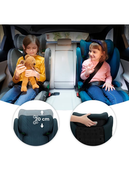 Siège auto Kinderkraft JUNIOR FIX 2 PLUS 100-150 cm rehausseur ISOFIX Air Flow respirant - Kiabi Siège auto Kinderkraft JUNIOR FIX 2 PLUS 100-150 cm rehausseur ISOFIX Air Flow respirant - Kiabi