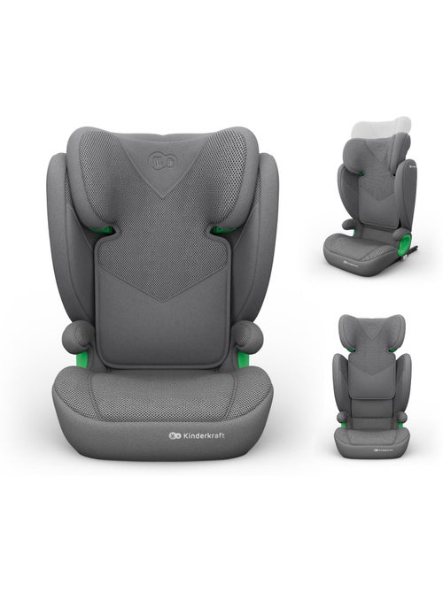 Siège auto Kinderkraft JUNIOR FIX 2 PLUS 100-150 cm rehausseur ISOFIX appuie-tête réglable - Kiabi Siège auto Kinderkraft JUNIOR FIX 2 PLUS 100-150 cm rehausseur ISOFIX appuie-tête réglable - Kiabi