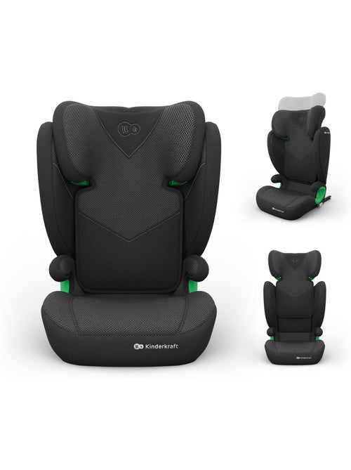 Siège auto Kinderkraft JUNIOR FIX 2 PLUS 100-150 cm rehausseur ISOFIX dossier H-GUARD SPS - Kiabi Siège auto Kinderkraft JUNIOR FIX 2 PLUS 100-150 cm rehausseur ISOFIX dossier H-GUARD SPS - Kiabi