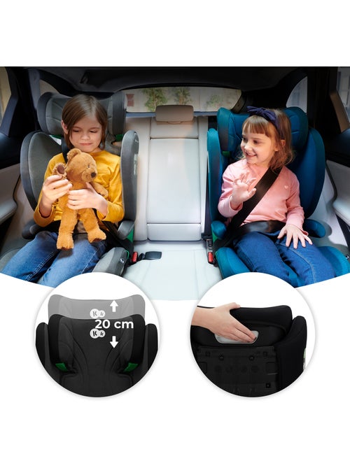 Siège auto Kinderkraft JUNIOR FIX 2 PLUS 100-150 cm rehausseur ISOFIX dossier H-GUARD SPS - Kiabi Siège auto Kinderkraft JUNIOR FIX 2 PLUS 100-150 cm rehausseur ISOFIX dossier H-GUARD SPS - Kiabi