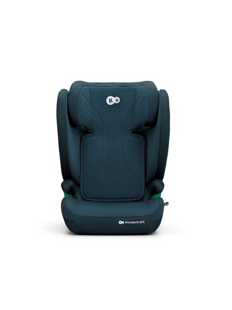 Siège auto Kinderkraft JUNIOR FIX 2 PLUS 100-150 cm rehausseur ISOFIX dossier H-GUARD SPS Vert - Kiabi